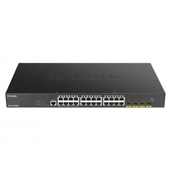 D-Link 24-port Gigabit PoE Smart Managed Switch 4x 10G SFP+, 370W