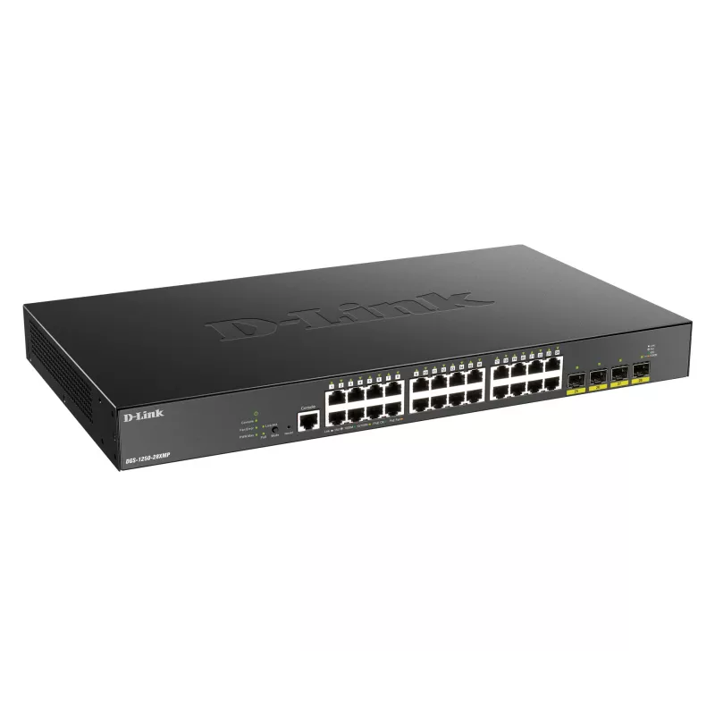 D-Link 24-port Gigabit PoE Smart Managed Switch 4x 10G SFP+, 370W