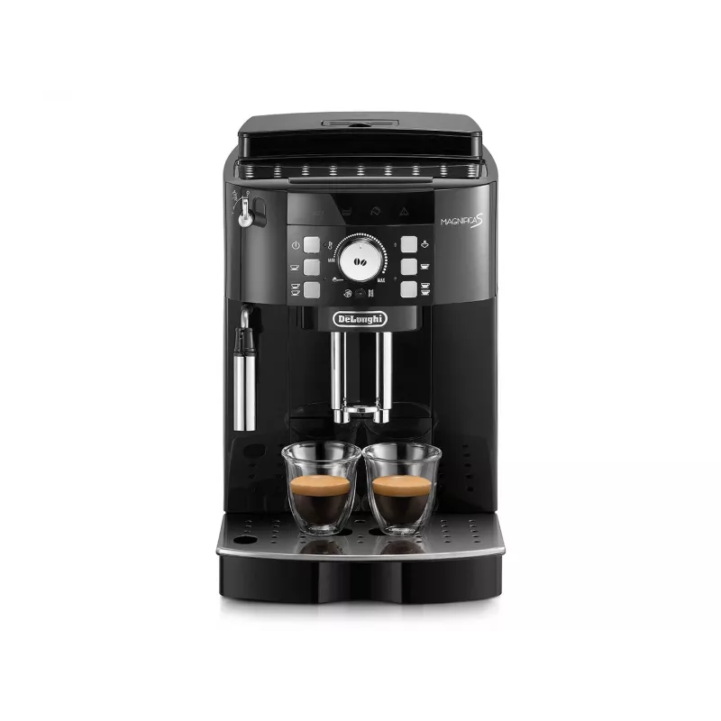 Espresso masin DeLonghi ECAM 21.117 B Magnifica S — täisautomaatne, 1,8 L veepaak, 250 g oanõu, 15 baari, 2 tila