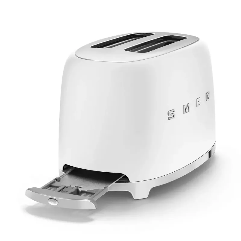 Röster Smeg 50's Style TSF01WHMEU 2 viilu Valge