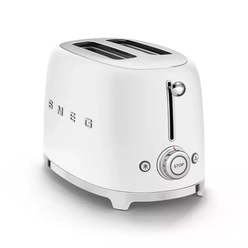 Röster Smeg 50's Style TSF01WHMEU 2 viilu Valge