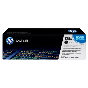HP 125A must originaal LaserJet toonerikassett, 2200 lehekülge, must, 1 tk