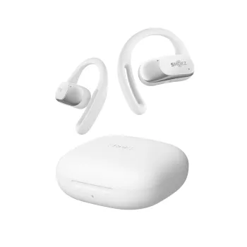 SHOKZ OpenFit Air, valge, peakomplekt, juhtmevaba, kõrvakinnitus, kõned / muusika / sport / igapäevane, Bluetooth, valge