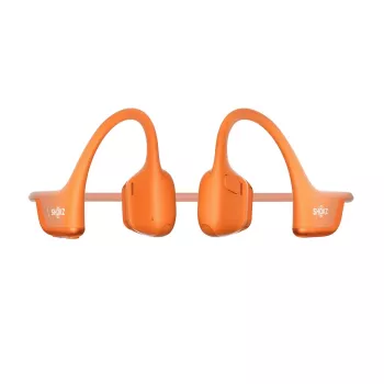 Luukonduktsiooniga peakomplekt Shokz OpenRun Pro 2 — binauraalne, juhtmevaba Bluetooth 5.3, IP55, 12 h esitusaeg, 150 mAh, oranž, kõrvahaak