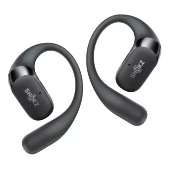 Kõrvaklapid JLAB AUDIO SHOKZ OpenFit 2 — luuülekanne, juhtmevabad, avatud kõrvaga kõrvakonksuga, mustad