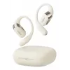 Avatud kõrvaga juhtmevabad kõrvaklapid Shokz OpenFit 2 — Bluetooth 5.4, IP55, luuülekanne, 11 h taasesitus (48 h laadimisümbrisega), USB‑C, beež
