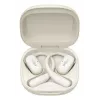Avatud kõrvaga juhtmevabad kõrvaklapid Shokz OpenFit 2 — Bluetooth 5.4, IP55, luuülekanne, 11 h taasesitus (48 h laadimisümbrisega), USB‑C, beež