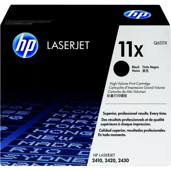 HP 11X suure saagikusega must originaal LaserJet toonerikassett 1 tk