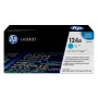 HP 124A Cyan originaalne LaserJet toonerikassett, 2000 lehekülge, tsüaan, 1 tk
