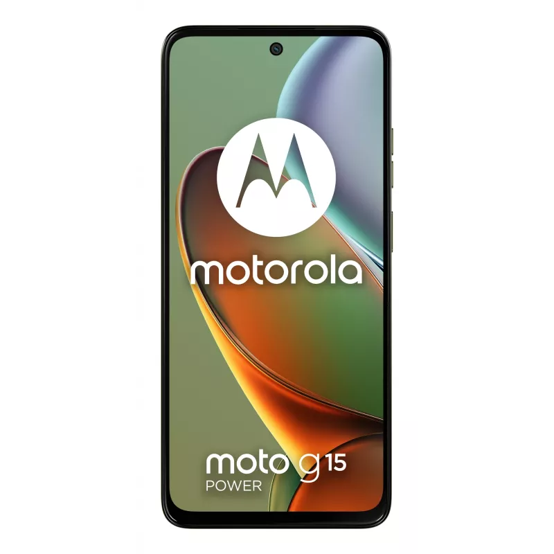 Motorola moto g15 power 17,1 cm (6,72 tolli) kahe SIM-iga Android 15 4G USB-C 8 GB 256 GB 6000 mAh roheline