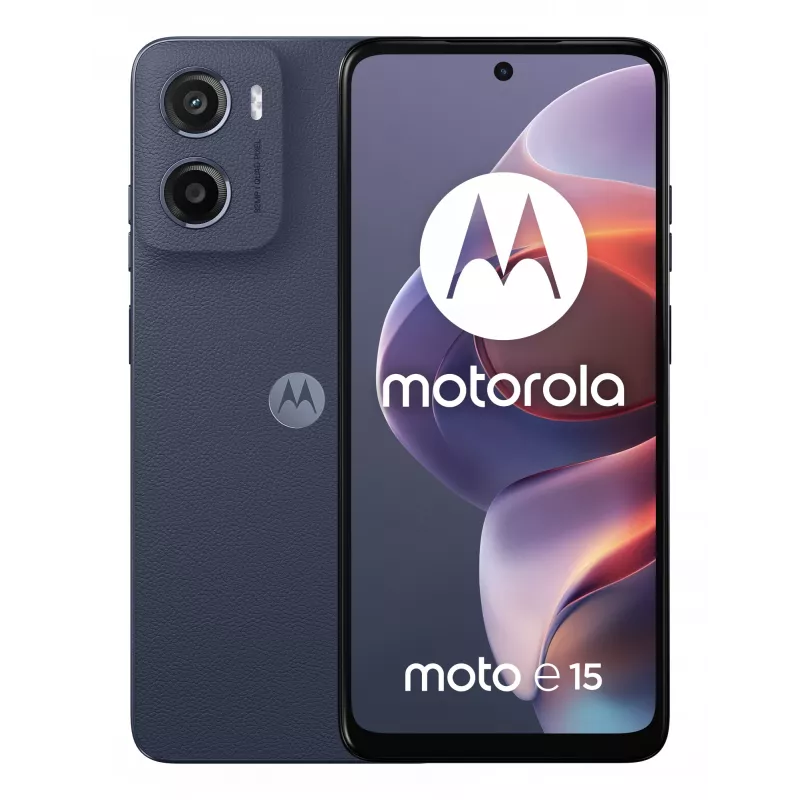 Motorola moto e15 16,9 cm (6,67 tolli) Dual SIM Android 14 Go edition 4G USB Type-C 2 GB 64 GB 5200 mAh Sinine