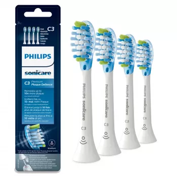 Philips Sonicare C3 Premium Plaque Defence HX9044/17 4x valged hambaharjapead