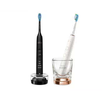Hambahari Philips HX9914/57 DiamondClean 9000 2-Pack Must/Valge