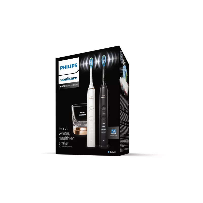 Hambahari Philips HX9914/57 DiamondClean 9000 2-Pack Must/Valge