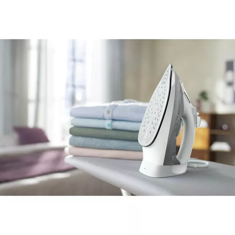 Philips 5000 seeria DST5010/10 triikraud Aurutriikraud SteamGlide Plus tallaga 2400 W Hall, Valge
