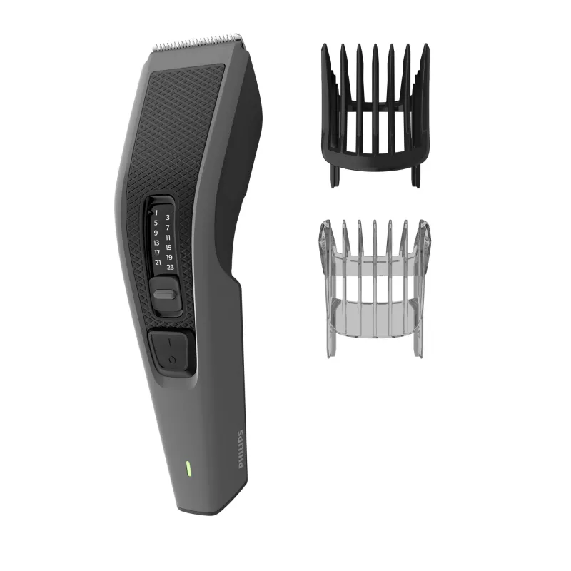 Philips HAIRCLIPPER Series 3000 HC3525/15 Juukselõikur, Must, Hall, 0,5 mm, 2,3 cm, 4,1 cm, AC/Aku, 45 min