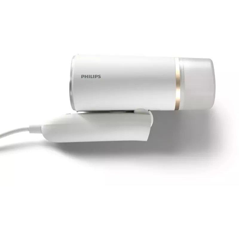 Käsiaurutaja Philips 3000 series STH3020/10 – 1000 W, 20 g/min pidev aur, 0,12 l eemaldatav paak, 2 m juhe, reisidisain, valge