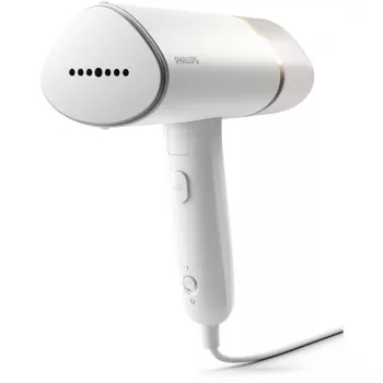 Käsiaurutaja Philips 3000 series STH3020/10 – 1000 W, 20 g/min pidev aur, 0,12 l eemaldatav paak, 2 m juhe, reisidisain, valge