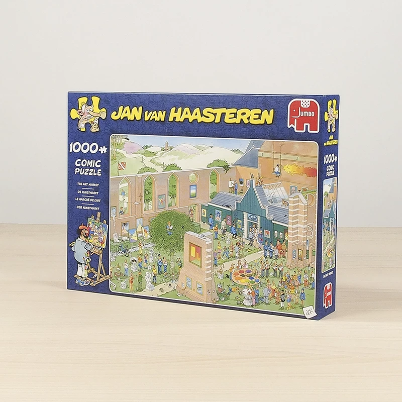 Jan van Haasteren Kunstturg 1000 tükki, 1000 tk, Koomiksid, 12 a