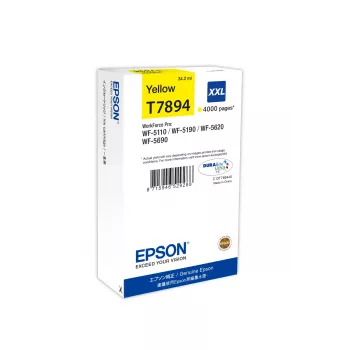 Kassett Epson Ink C13T789440 T7894XXL XXL Kollane