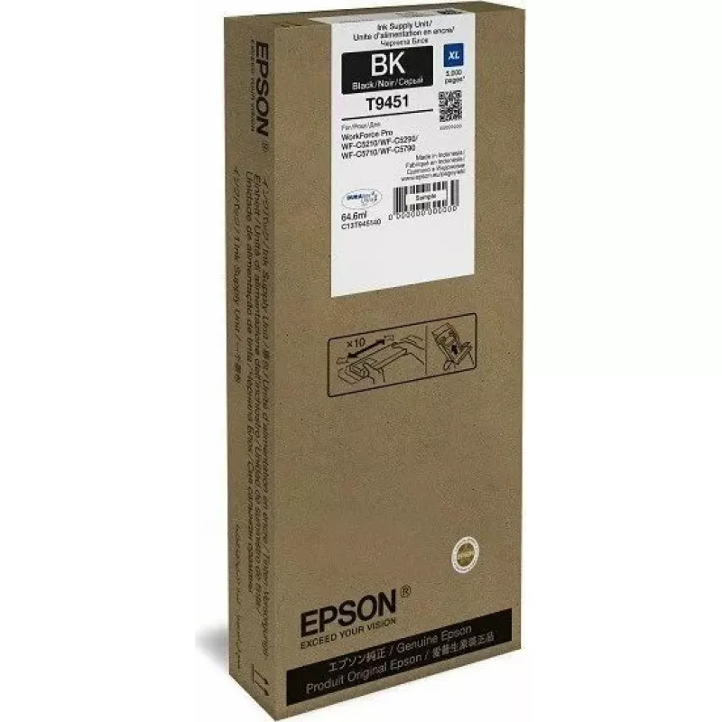 Epson WF-C5xxx Series tindikassett XL Must