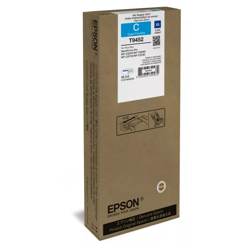 Epson WF-C5xxx seeria tindikassett XL tsüaan