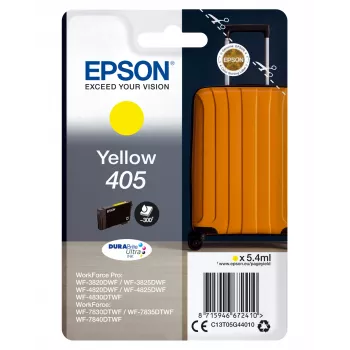 Epson 405 DURABrite Ultra tindikassett 1 tk Originaal Standardväljatrükk Kollane