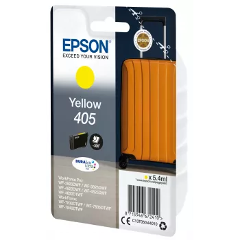 Epson 405 DURABrite Ultra tindikassett 1 tk Originaal Standardväljatrükk Kollane