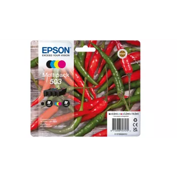 Epson 503 tindikassett 4 tk Originaal standardmahuga must, tsüaan, magenta, kollane