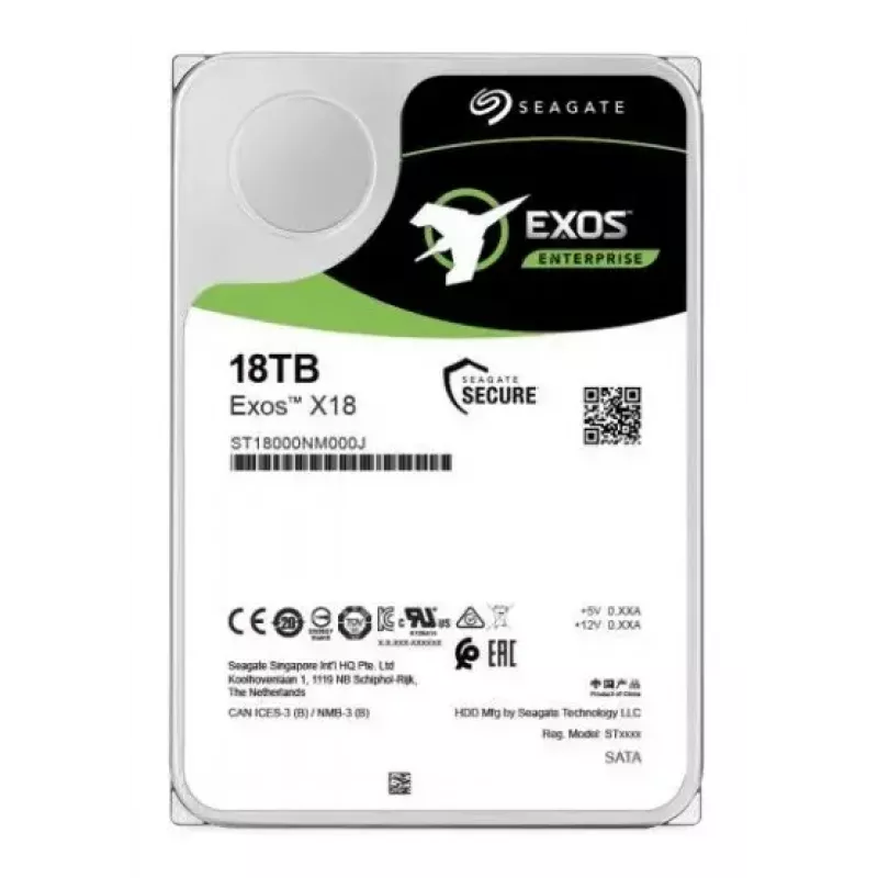 HDD Seagate 18TB 3.5 tolli SATA 6Gb/s ST18000NM000J