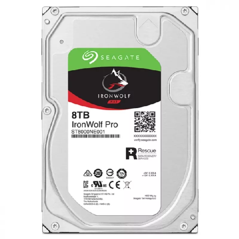 Seagate IronWolf Pro ST8000NT001 sisemine kõvaketas 8 TB 7200 RPM 256 MB 3.5 tolli Serial ATA III