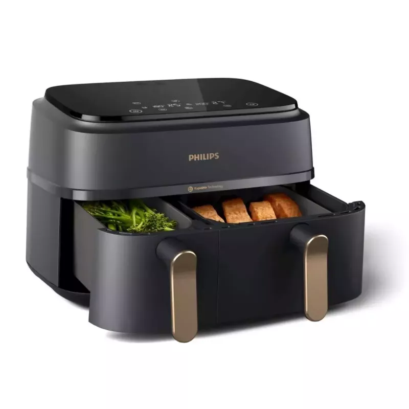 Kuumaõhufritüür Philips 3000 Series Dual Basket Airfryer NA352/00 — 9 L, 2750 W, kahe korviga, 8 programmi, 40–200 °C