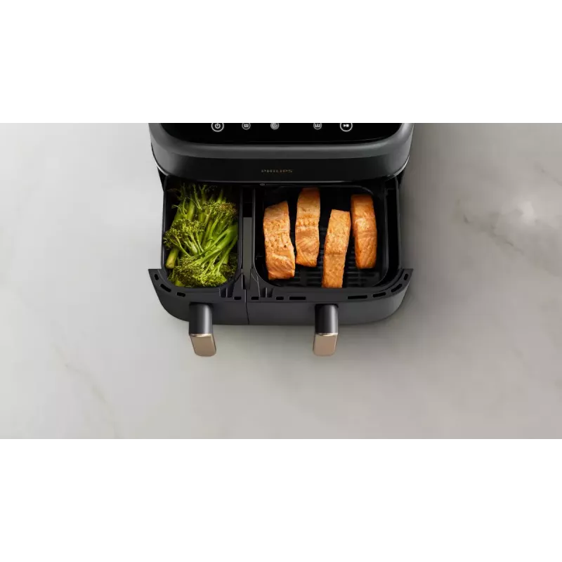 Kuumaõhufritüür Philips 3000 Series Dual Basket Airfryer NA352/00 — 9 L, 2750 W, kahe korviga, 8 programmi, 40–200 °C