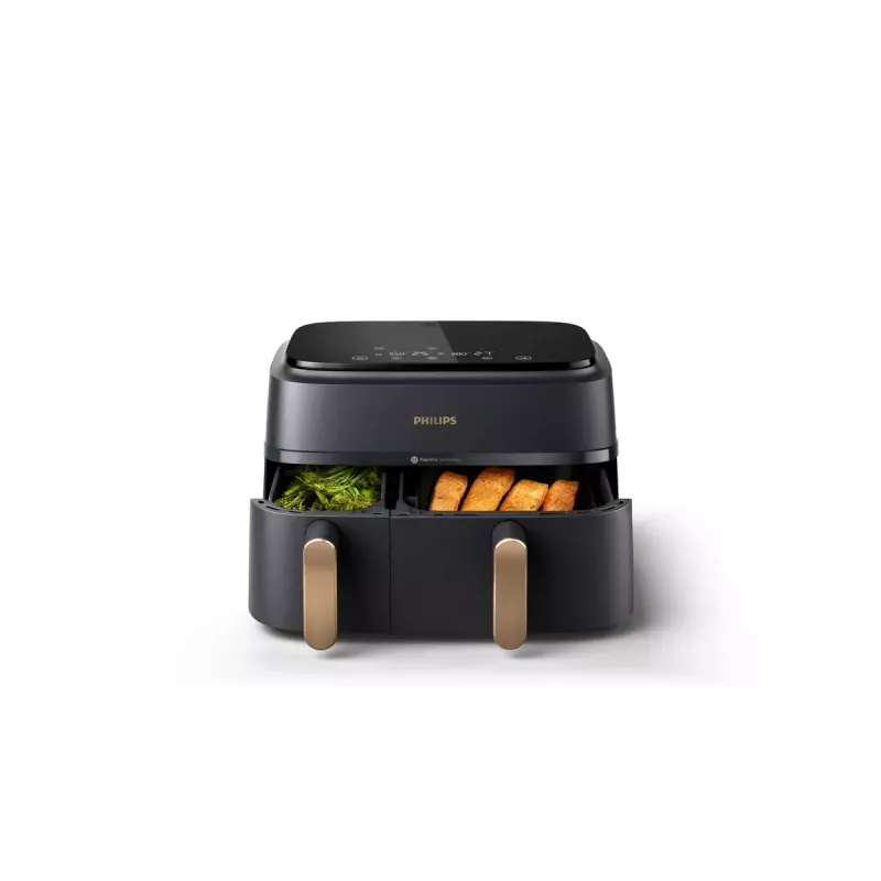 Kuumaõhufritüür Philips 3000 Series Dual Basket Airfryer NA352/00 — 9 L, 2750 W, kahe korviga, 8 programmi, 40–200 °C