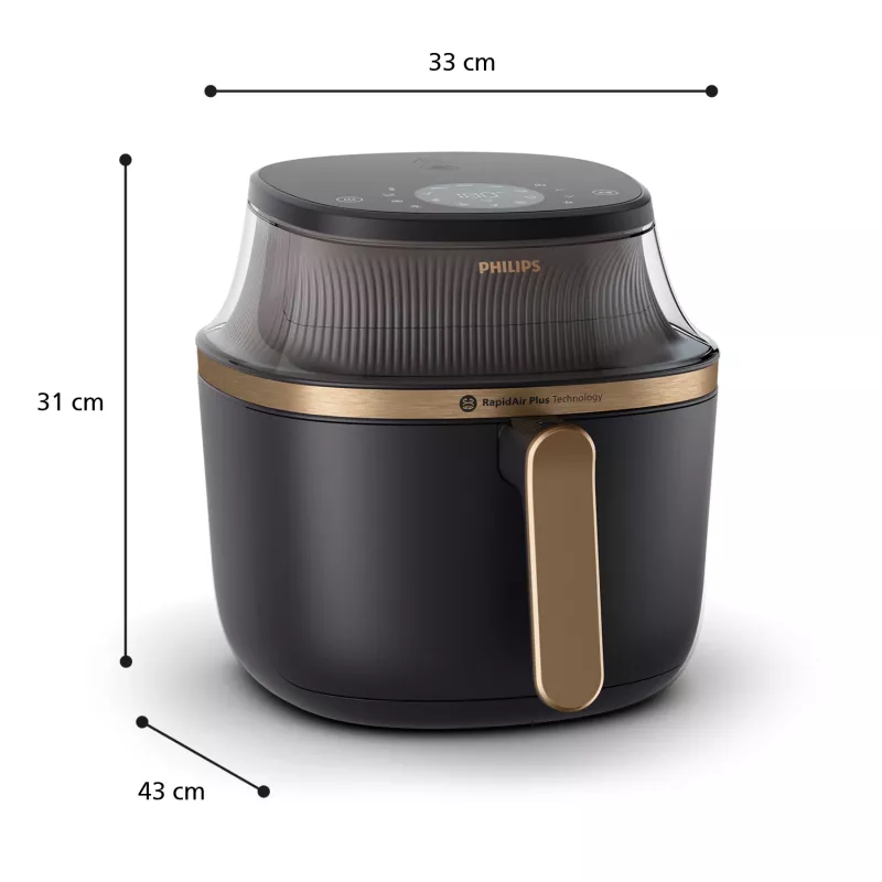 Kuumaõhufritüür Philips 3000 Series NA332/00 — 6,2 L, 1700 W, puute-LED, 16 programmi