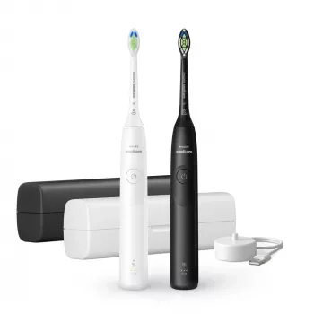 Philips Sonicare seeria 5300 HX7109/01 laetav elektrihambahari, 2 käepidet, 2 harjapead, 62 000 liigutust/min, 2 kiirust, reisikott