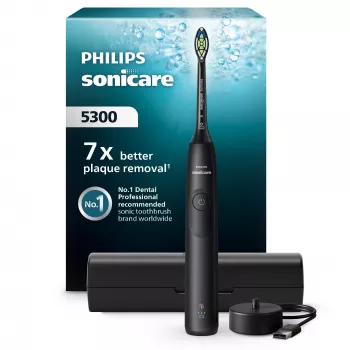 Philips Series 5300 HX7101/02 helihamburger hambahari — helihamburger, 62 000 liigutust/min, 3 kiirust, 2-minutiline taimer, must