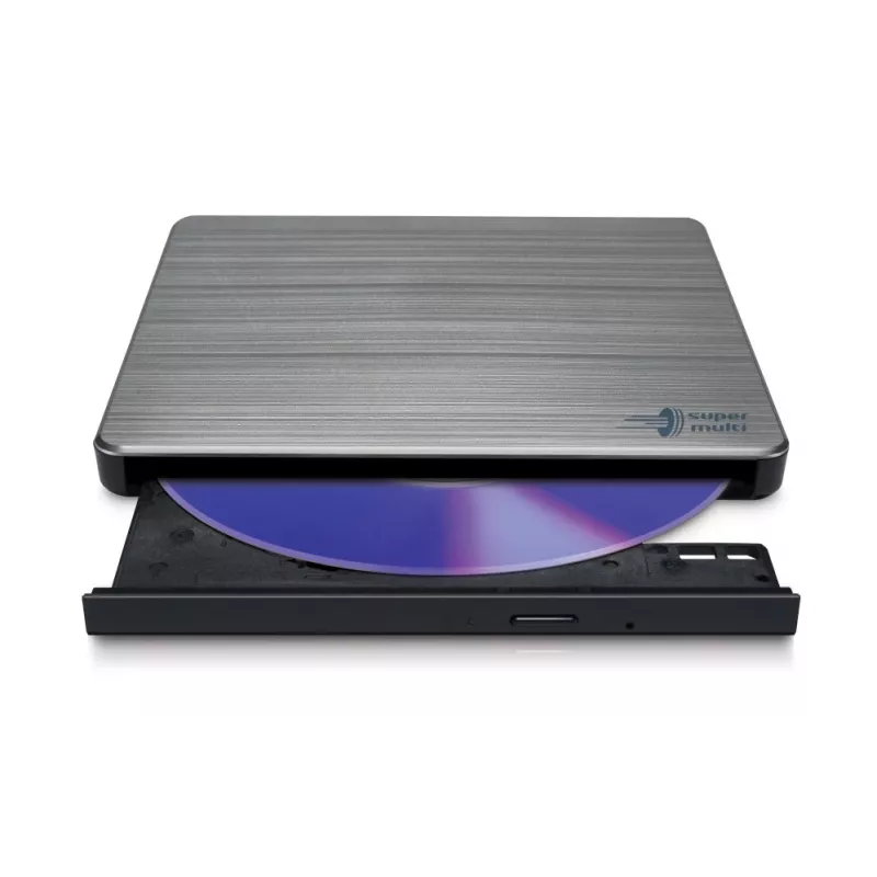 HITACHI-LG DATA STORAGE õhuke Portable DVD-writer - Gp60nw60 - USB 2.0 - Silver