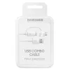 Samsung EP-DG930 USB-kaabel USB 2.0 1,5 m USB A USB C/Micro-USB B Valge