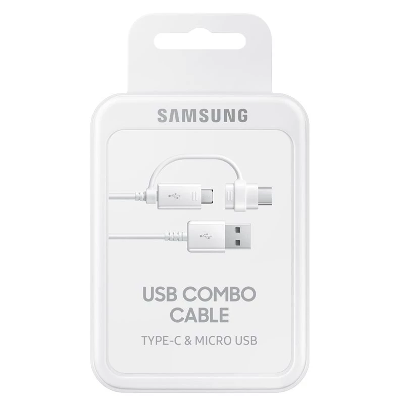 Samsung EP-DG930 USB-kaabel USB 2.0 1,5 m USB A USB C/Micro-USB B Valge