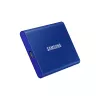 Väline SSD Samsung T7 Portable 1 TB, USB-C 3.2 Gen 2, NVMe, AES-256 riistvaraline krüpteerimine, sinine