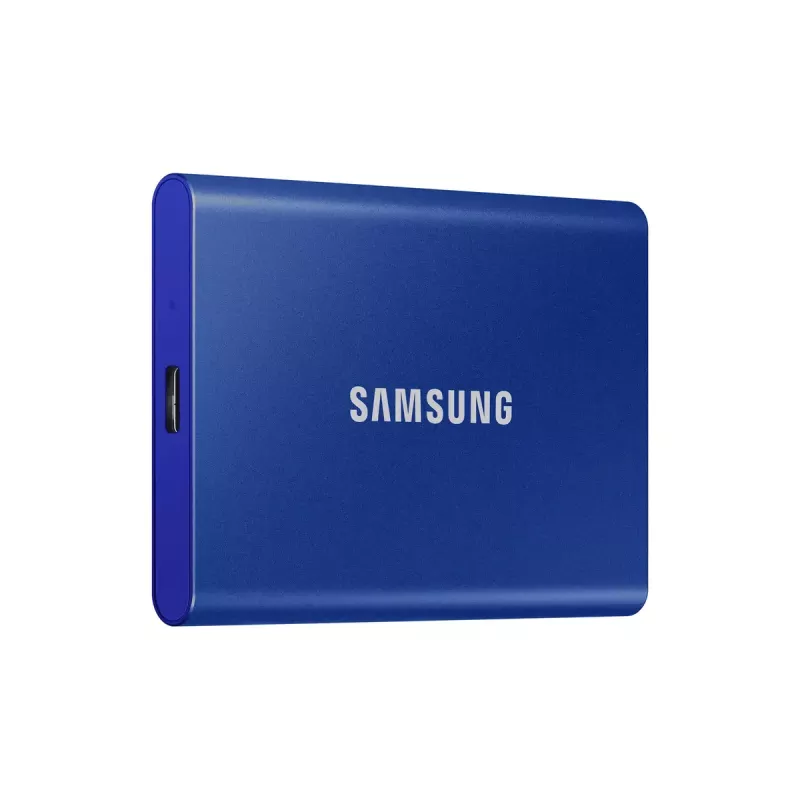 Väline SSD Samsung T7 Portable 1 TB, USB-C 3.2 Gen 2, NVMe, AES-256 riistvaraline krüpteerimine, sinine