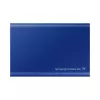 Väline SSD Samsung T7 Portable 1 TB, USB-C 3.2 Gen 2, NVMe, AES-256 riistvaraline krüpteerimine, sinine