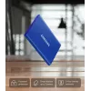 Väline SSD Samsung T7 Portable 1 TB, USB-C 3.2 Gen 2, NVMe, AES-256 riistvaraline krüpteerimine, sinine