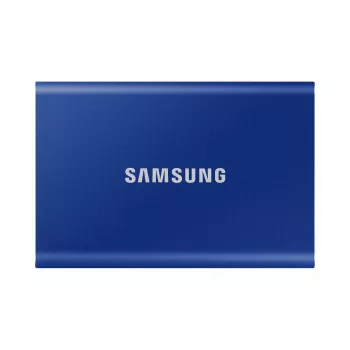 Väline SSD Samsung T7 Portable 1 TB, USB-C 3.2 Gen 2, NVMe, AES-256 riistvaraline krüpteerimine, sinine