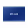 Väline SSD Samsung T7 Portable 1 TB, USB-C 3.2 Gen 2, NVMe, AES-256 riistvaraline krüpteerimine, sinine