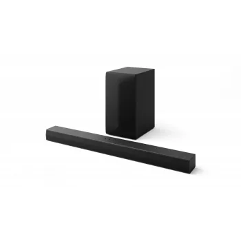Soundbar LG S60T 3.1 kanaliga, 340 W RMS, juhtmeta bassikõlar, Bluetooth 5.3, HDMI ARC, optiline sisend, USB, must