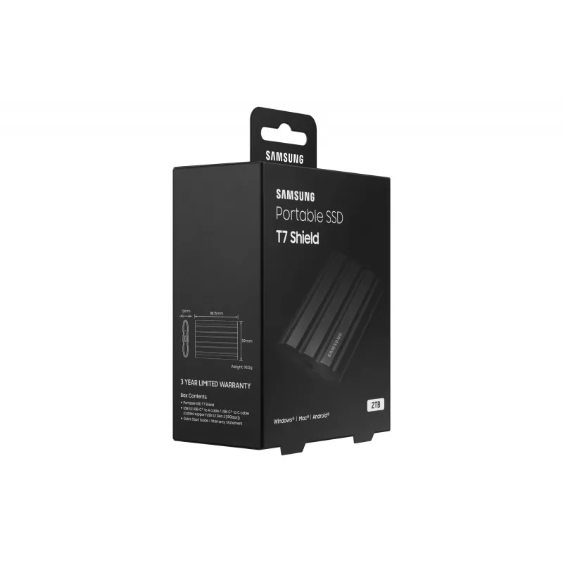 Samsung MU-PE2T0S 2 TB USB USB-C 3.2 Gen 2 (3.1 Gen 2) Must