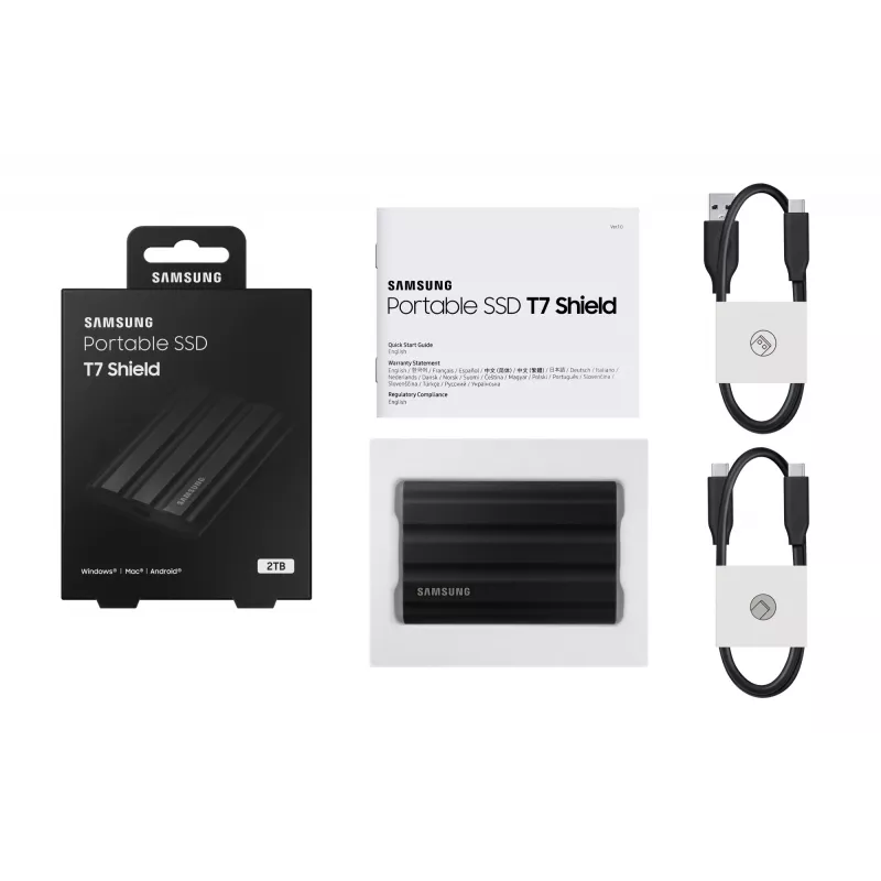 Samsung MU-PE2T0S 2 TB USB USB-C 3.2 Gen 2 (3.1 Gen 2) Must