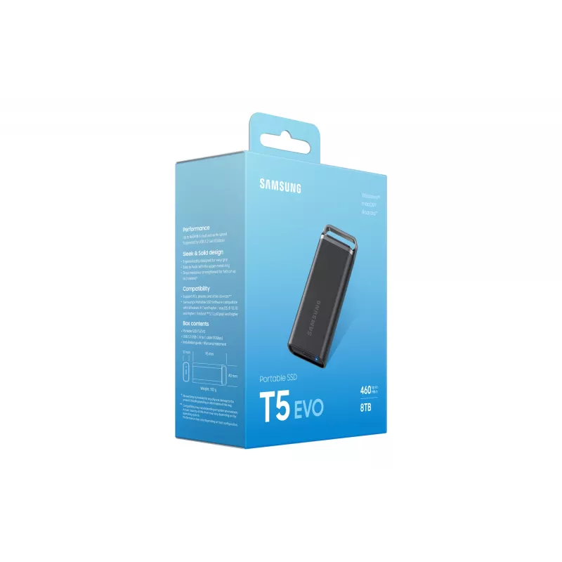 Samsung MU-PH8T0S 8 TB 3.2 Gen 1 (3.1 Gen 1) Must